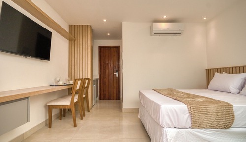 Standard Apartment, Kitchen, Garden View