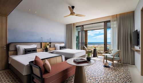 Deluxe Twin Room, 2 Queen Beds, Balcony, Sea View