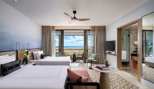 Superior Room, 2 Queen Beds, Balcony, Sea View