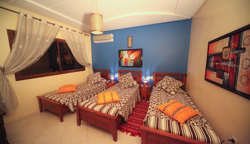 Standard Double Room, 2 Double Beds, Garden View