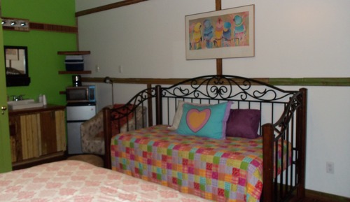 Basic Single Room, 1 Queen Bed with Sofa bed