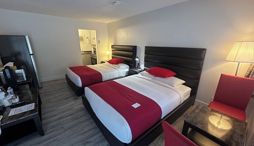 Premium Room, 2 Queen Beds, Refrigerator & Microwave