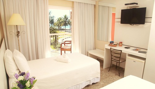 Standard Room, 2 Twin Beds, Balcony, Partial Sea View