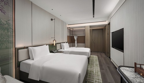 Standard Room, 2 Double Beds, Accessible Bathtub