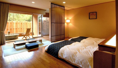 Japanese Western-Style Room with Open-Air Bathroom, Non Smoking