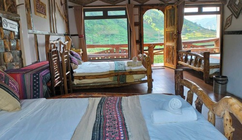 Deluxe Triple Room, Balcony, Hill View