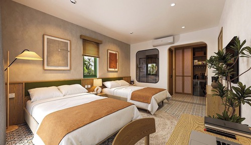 Panoramic Double or Twin Room, Mountain View