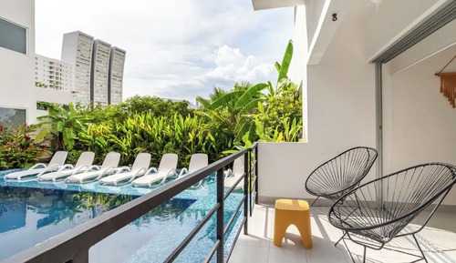Exclusive Suite, Balcony, Pool View