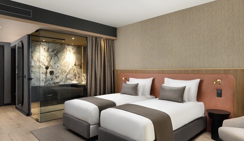 Basic Double Room, Balcony, City View