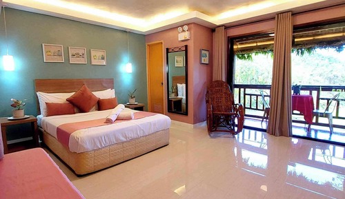 Double Room, 1 Queen Bed, Balcony, Courtyard View