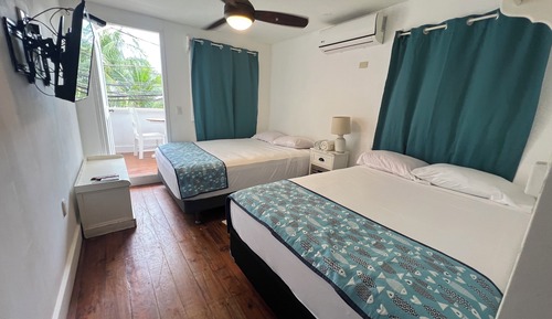 Comfort Room, 2 Double Beds, Air conditioning, Bay View