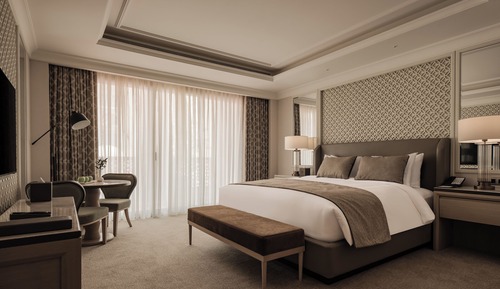 Suite, 1 King Bed, Accessible, City View