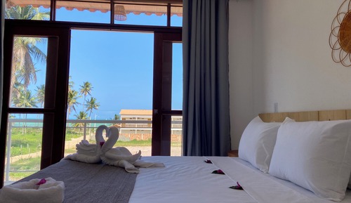Classic Triple Room, Balcony, Pool View