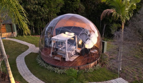 Tent, 1 Queen Bed, Mountain View