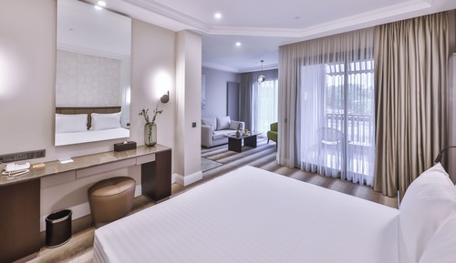 Deluxe Double Room, 1 Bedroom, Fireplace, Mountain View