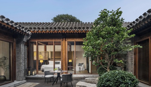 Grand Residential Courtyard