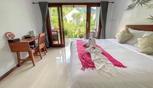 Comfort Double Room, Balcony, Garden View