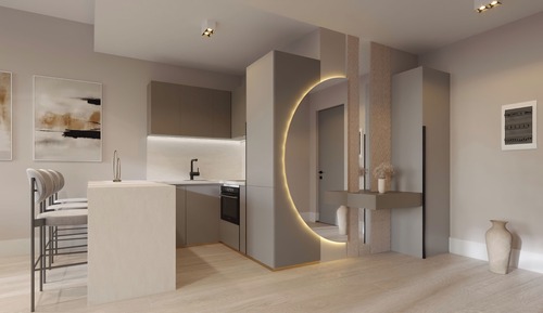 Senior Apartment, Balcony, Lake View