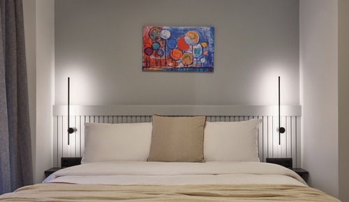 Basic Double Room, Balcony, City View