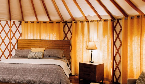 Deluxe Tent, Private Bathroom, Mountain View