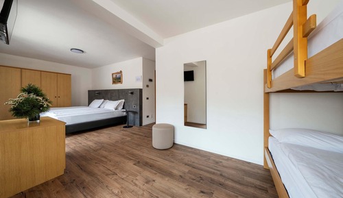 Family Room, Multiple Beds, Non Smoking, Mountain View (Shower Only)