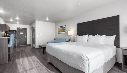 Studio, 1 King Bed with Sofa bed, Non Smoking (Extended Stay, Audible/Visual Alert)