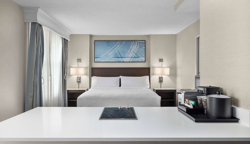 Suite, 1 King Bed with Sofa bed (Roll-In Shower)