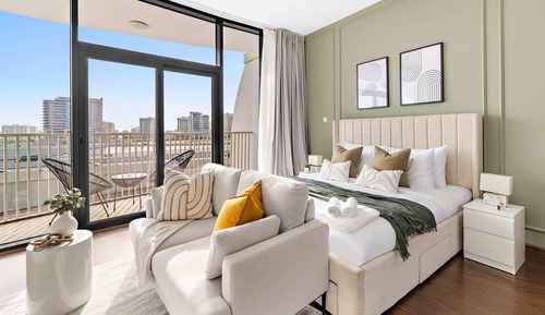 Classic Studio, Balcony, City View