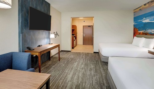 Deluxe Room, 2 Queen Beds, Refrigerator & Microwave