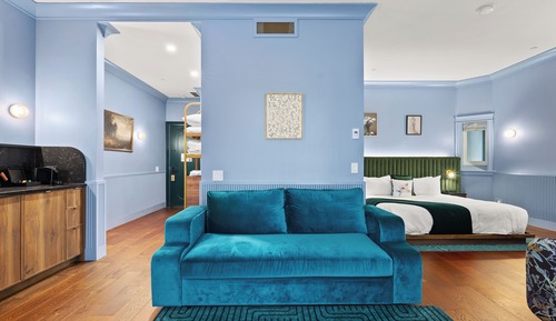 Elite Room, 1 Queen Bed with Sofa bed, City View
