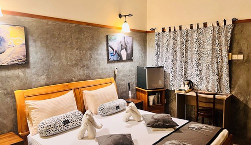 Deluxe Double or Twin Room, Balcony, Garden View