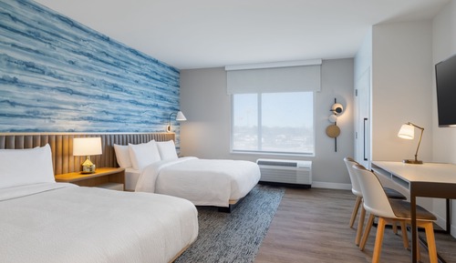 Studio, 2 Queen Beds (Mobility Accessible, Roll-in Shower)