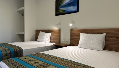 Standard Double Room, 2 Queen Beds, Non Smoking, Courtyard View