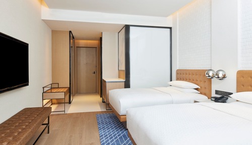 Superior Room, 2 Double Beds, City View