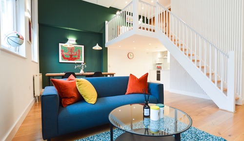 Large Mezzanine Studio Apartment