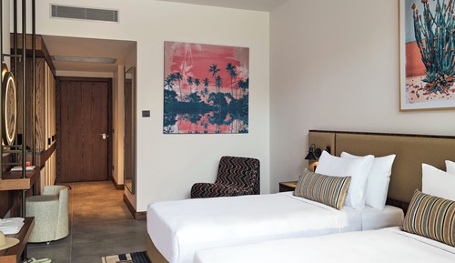Twin Room, Pool View (General Admission)