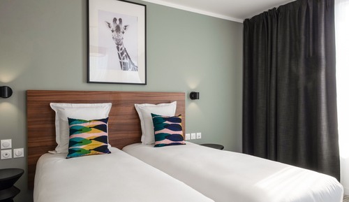 Premium Studio, 2 Twin Beds