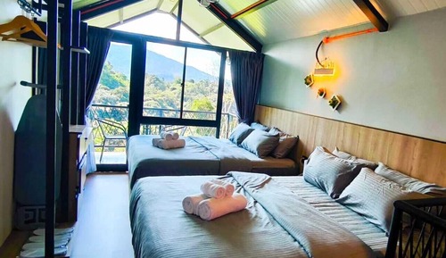 Family Studio Suite, Balcony, Mountain View