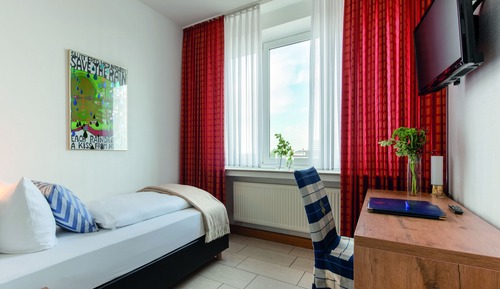 Comfort Single Room, Courtyard View