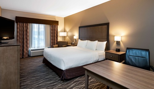 Standard Room, 1 King Bed, Non Smoking, Refrigerator & Microwave
