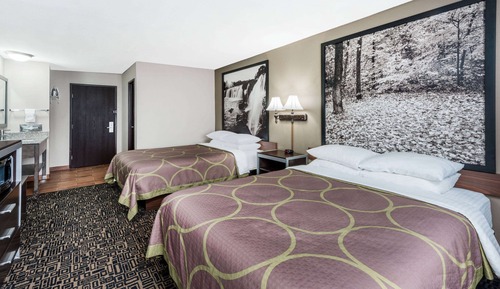 Standard Room, 2 Queen Beds, Refrigerator & Microwave