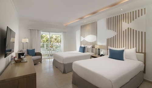 Premium Room, 2 Double Beds, Garden View