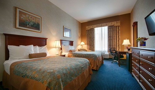 Standard Room, 2 Double Beds, Non Smoking, Refrigerator