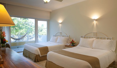 Superior Room, 2 Double Beds, Garden View