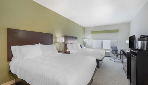 Standard Room, 2 Queen Beds, Non Smoking, Refrigerator & Microwave