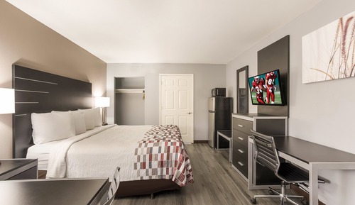 Superior Room, 1 King Bed, Accessible, Non Smoking (Roll-In Shower)