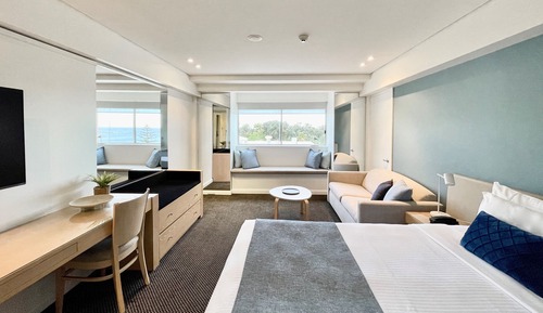 Deluxe Studio with Partial Ocean View 