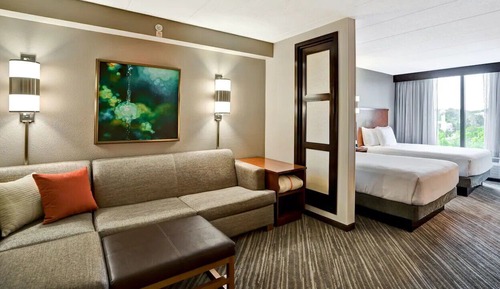 Room, 2 Double Beds, Accessible, Bathtub (Sofa)