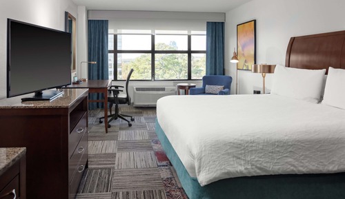 1 King Bed with Sofa Bed