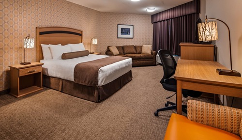 Standard Room, 1 Queen Bed, Accessible, Refrigerator & Microwave (Walk-in Shower;with Sofabed)